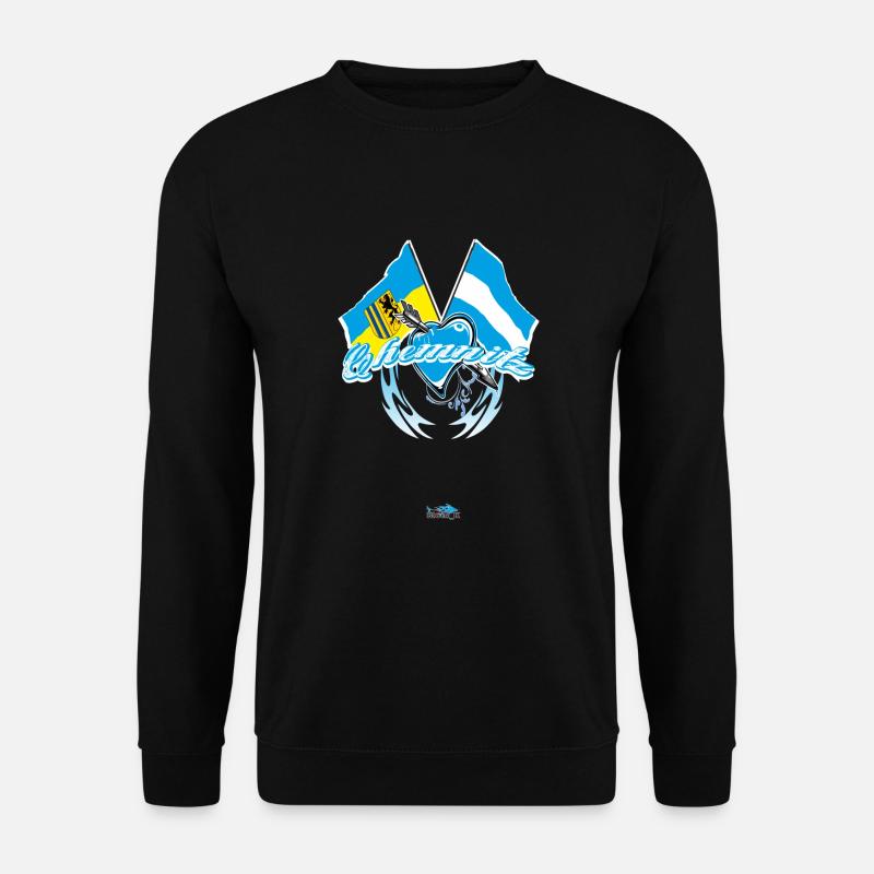 Afficher le drapeau - Chemnitz - Sweat-shirt Unisexe - noir