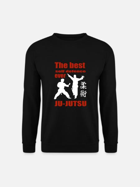 Ju Jutsu Selbstverteidigung T Shirt - Unisex Pullover - Schwarz