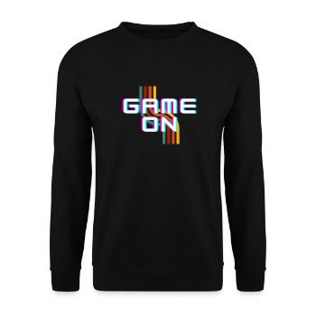 Jeu activé - Sweat-shirt Unisexe - noir - Devant - Alina (178cm) & Michal (187cm)