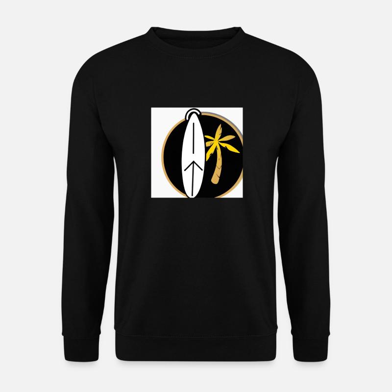 Logo der Palmenbrandung - Unisex Pullover - Schwarz