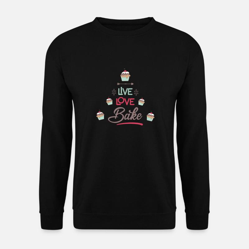 backen - Unisex Pullover - Schwarz