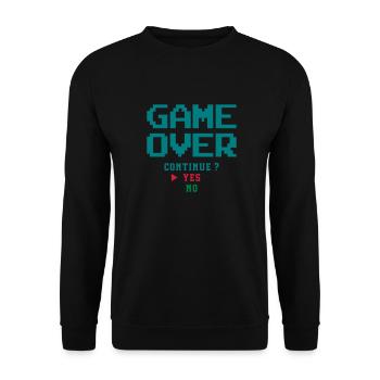 Jeu terminé - Sweat-shirt Unisexe - noir - Devant - Alina (178cm) & Michal (187cm)