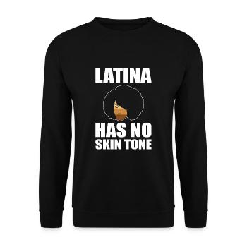 Afro Latina - Unisex Sweatshirt - black - Front - Alina (178cm) & Michal (187cm)