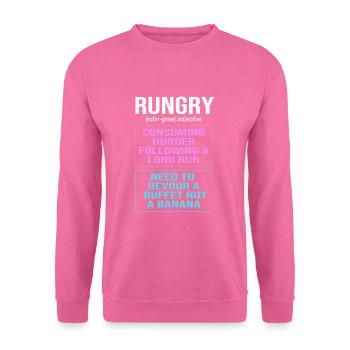 Marathon Marathonläufer - Unisex Pullover - Pink - Vorne