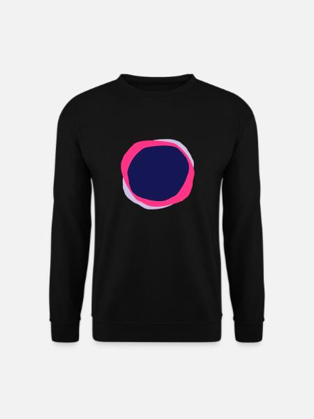 cercles psychédéliques - Sweat-shirt Unisexe - noir