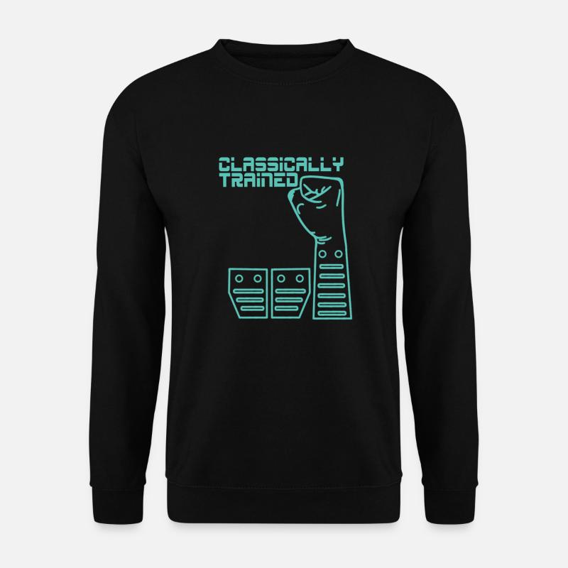 Manual gear shift Stick shift - Unisex Sweatshirt - black