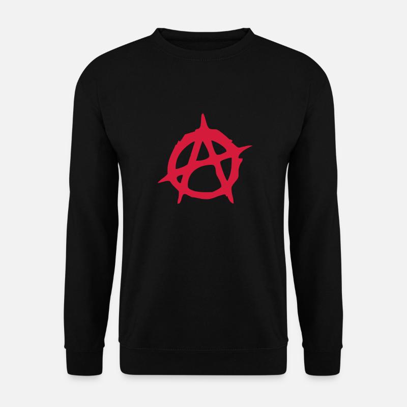 Anarchie Symbol Zeichen Darstellung - Unisex Pullover - Schwarz