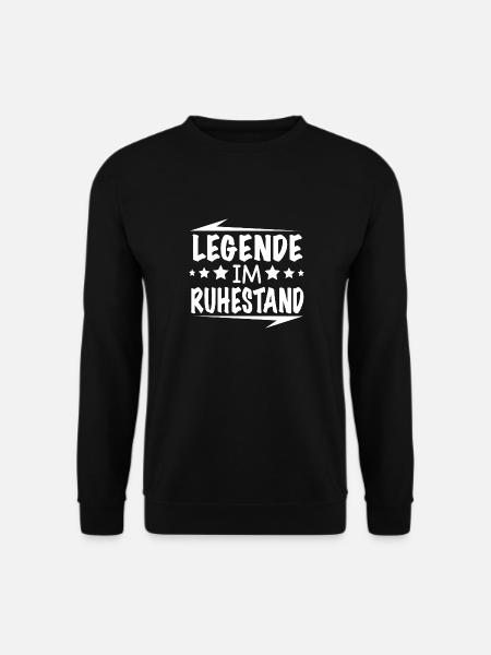 Rentner Legende im Ruhestand - Unisex Pullover - Schwarz