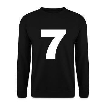7 - Unisex Sweatshirt - black - Front - Alina (178cm) & Michal (187cm)