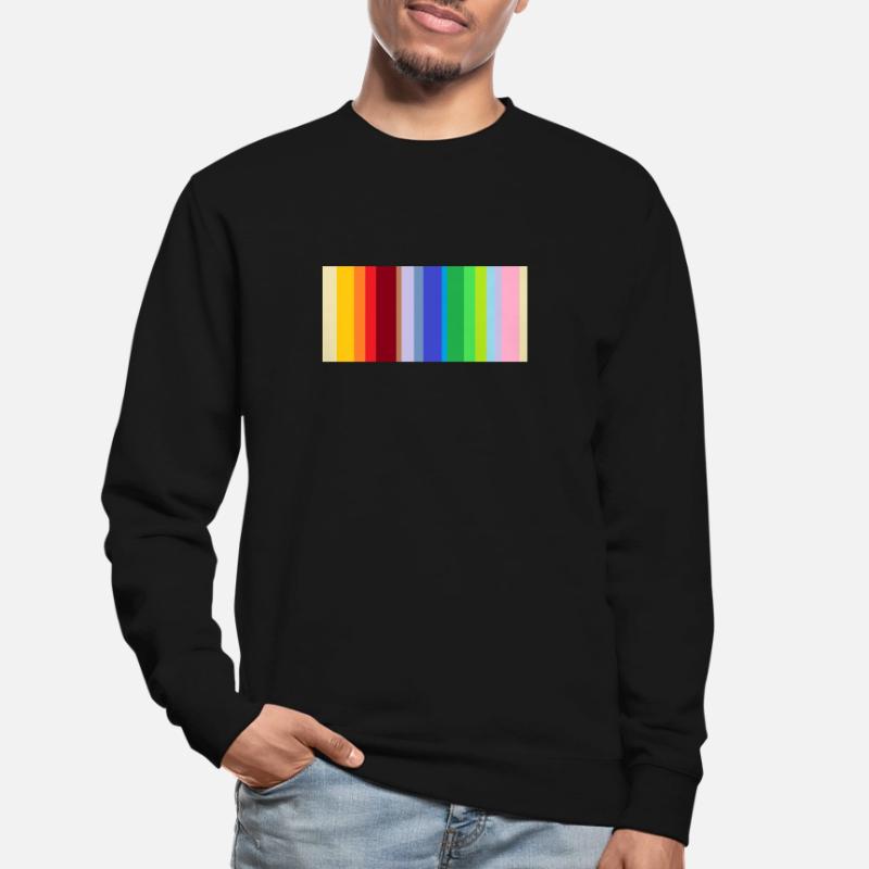 Strichcode: divers Unisex Pullover