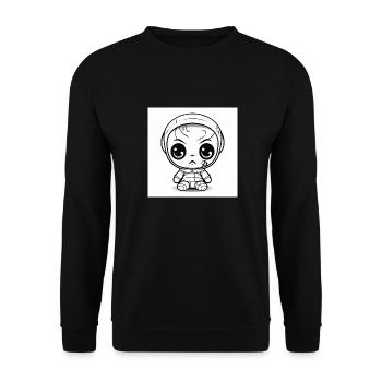 Halloween Horror Movie - Video Games Gaming - Unisex Sweatshirt - black - Front - Alina (178cm) & Michal (187cm)