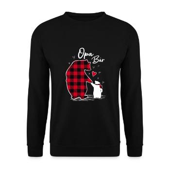 Grande Sœur Ours 2024 - Sweat-shirt Unisexe - noir - Devant - Alina (178cm) & Michal (187cm)