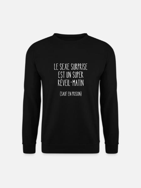 sexe surprise - Sweat-shirt Unisexe - noir