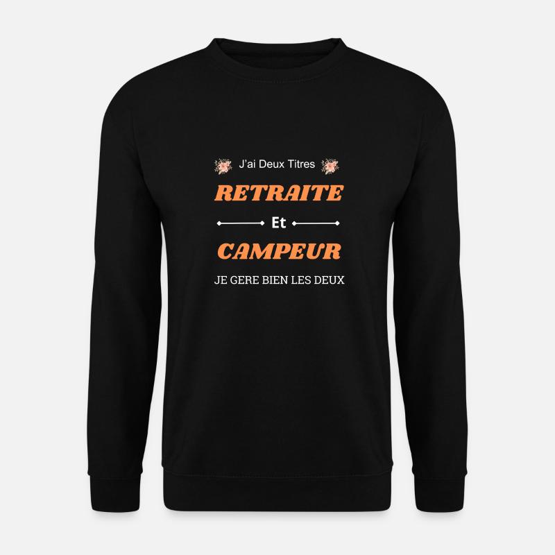 I have two titles - Unisex Sweatshirt - black