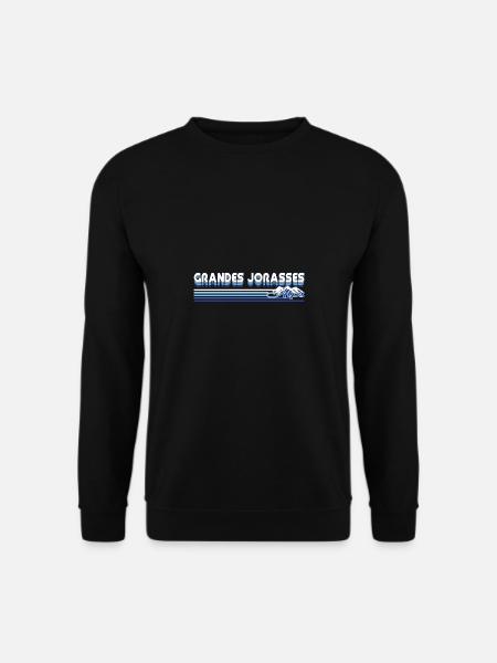 Grandes Jorasses Design – Legende der Nordwand - Unisex Pullover - Schwarz