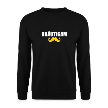 bräutigam - Unisex Pullover - Schwarz - Vorne - Alina (178cm) & Michal (187cm)