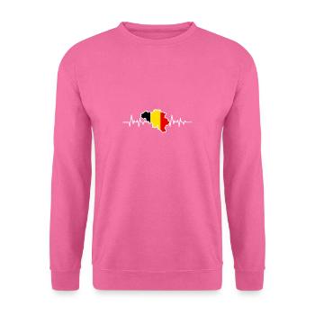 Belgien - Unisex Pullover - Pink - Vorne