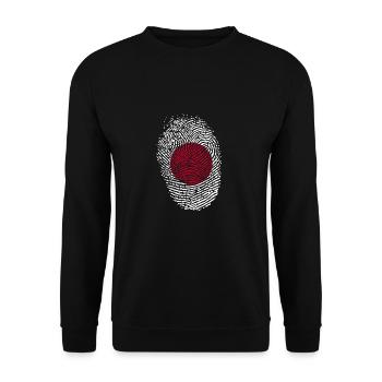 Japan - Unisex Sweatshirt - black - Front - Alina (178cm) & Michal (187cm)