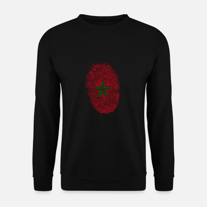 Morocco flag - Unisex Sweatshirt - black