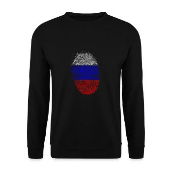 Russie - Sweat-shirt Unisexe - noir - Devant - Alina (178cm) & Michal (187cm)