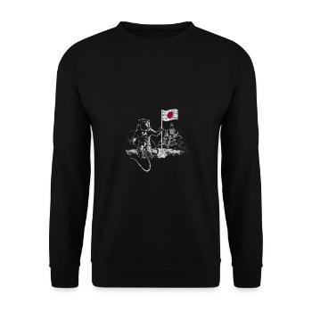 Japan - Unisex Sweatshirt - black - Front - Alina (178cm) & Michal (187cm)