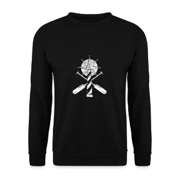 Phare mer lumière cadeau eau étoile - Sweat-shirt Unisexe - noir - Devant - Alina (178cm) & Michal (187cm)