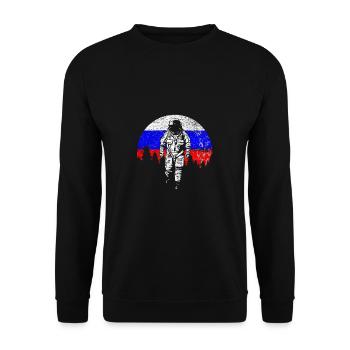 Russia - Unisex Sweatshirt - black - Front - Alina (178cm) & Michal (187cm)