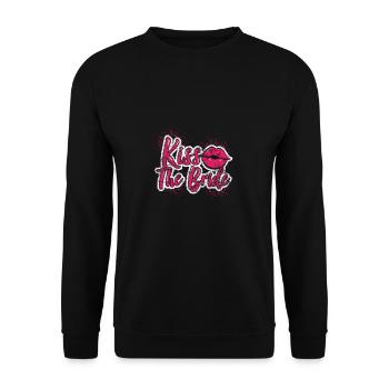 Bridal Team Protection Wedding Gift Couple JGA - Unisex Sweatshirt - black - Front - Alina (178cm) & Michal (187cm)