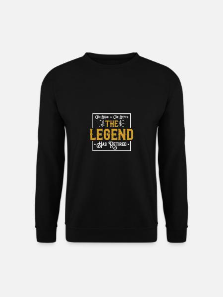 Ruhestand Rentner Rente Pension Opa Oma Geschenk - Unisex Pullover - Schwarz