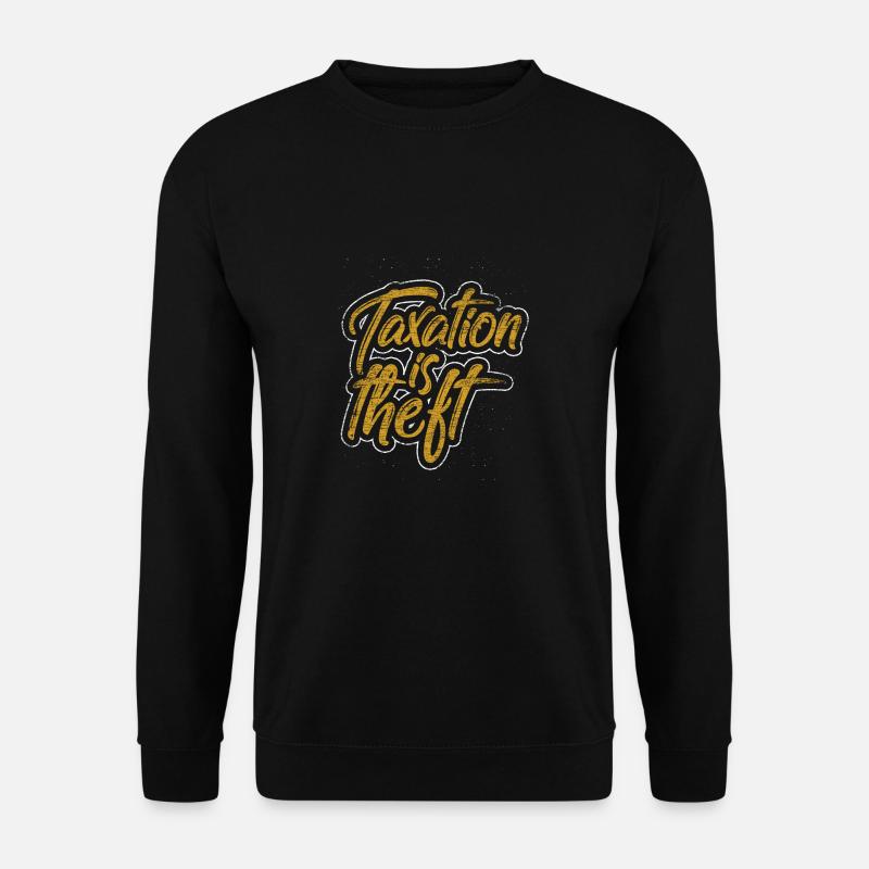 Steuern Finanzamt Kapitalismus Libertär Panama - Unisex Pullover - Schwarz