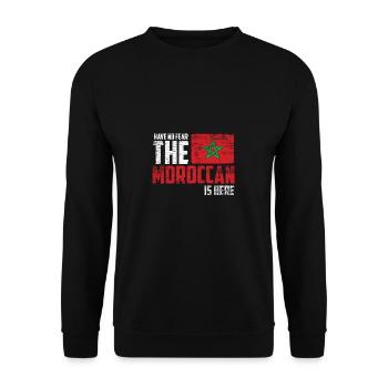 Maroc - Sweat-shirt Unisexe - noir - Devant - Alina (178cm) & Michal (187cm)