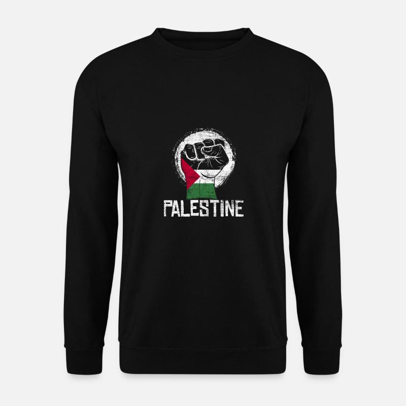 Palästina Faust - Unisex Pullover - Schwarz