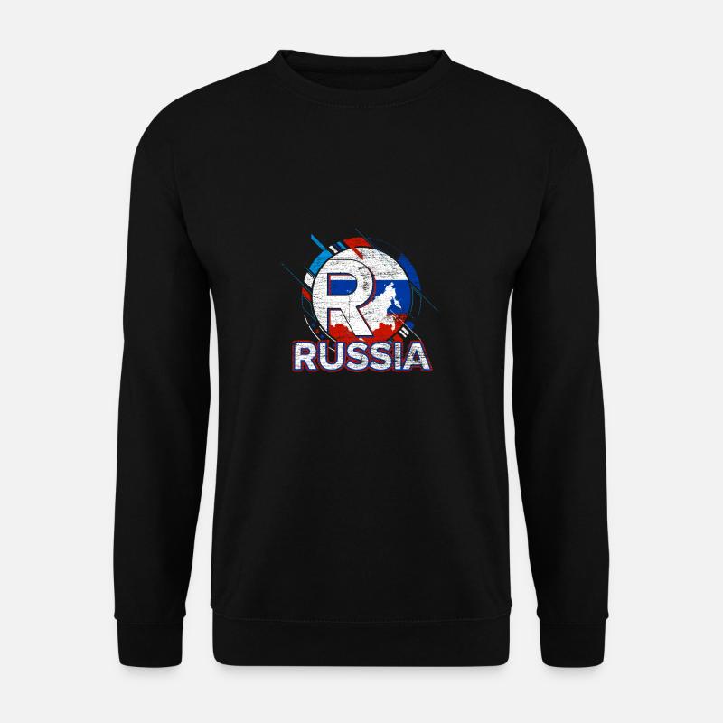 Russie - Sweat-shirt Unisexe - noir