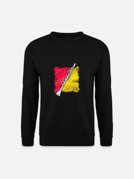 Clarinet orchestra gift instrument music - Unisex Sweatshirt - black