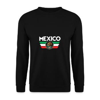 Mexiko - Unisex Pullover - Schwarz - Vorne - Alina (178cm) & Michal (187cm)