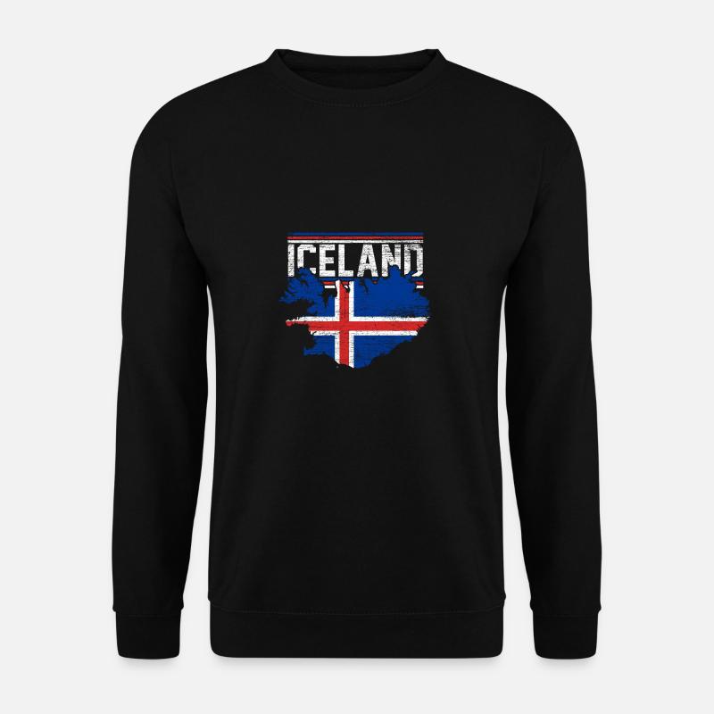 Island - Unisex Pullover - Schwarz