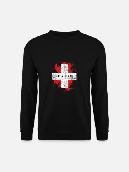 Cadeau vintage Suisse - Sweat-shirt Unisexe - noir