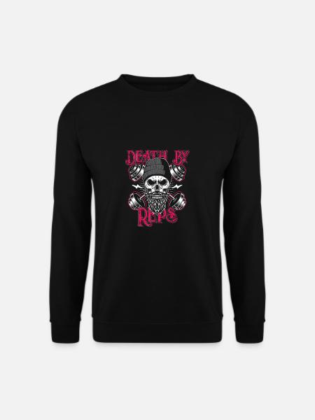 Sport Gym Workout Muscle Man Muscles Cadeau - Sweat-shirt Unisexe - noir