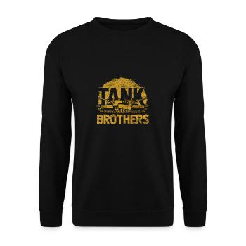 tank - Unisex Sweatshirt - black - Front - Alina (178cm) & Michal (187cm)