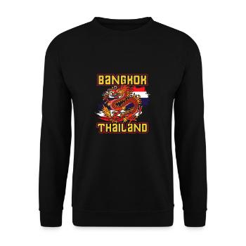 Thailand - Unisex Sweatshirt - black - Front - Alina (178cm) & Michal (187cm)