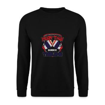 Thailand - Unisex Sweatshirt - black - Front - Alina (178cm) & Michal (187cm)