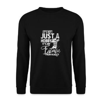 Line Dance Western Cowboy USA Tanz Stiefel - Unisex Pullover - Schwarz - Vorne - Alina (178cm) & Michal (187cm)