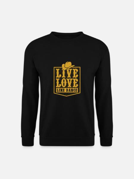 line dance - Unisex Sweatshirt - black