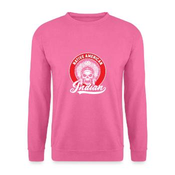 Indien - Sweat-shirt Unisexe - rose - Devant