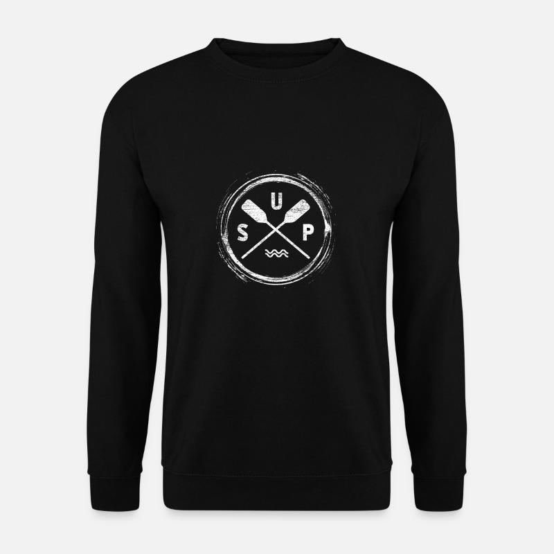 SUP Stand Up Paddle - Sweat-shirt Unisexe - noir