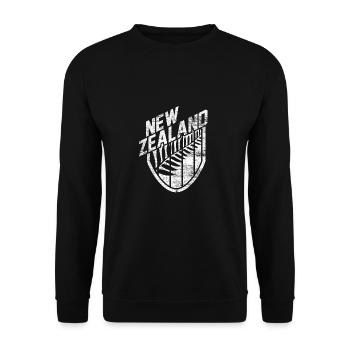 nouvelle-Zélande - Sweat-shirt Unisexe - noir - Devant - Alina (178cm) & Michal (187cm)