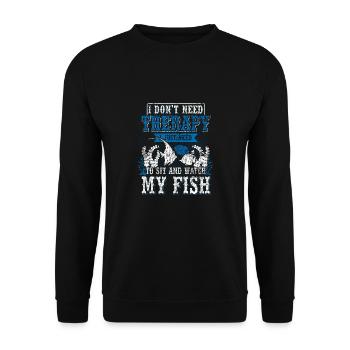 Aquarium - Unisex Pullover - Schwarz - Vorne - Alina (178cm) & Michal (187cm)