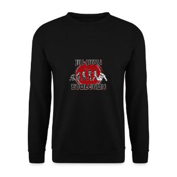 Jiu Jitsu évolution - Sweat-shirt Unisexe - noir - Devant - Alina (178cm) & Michal (187cm)