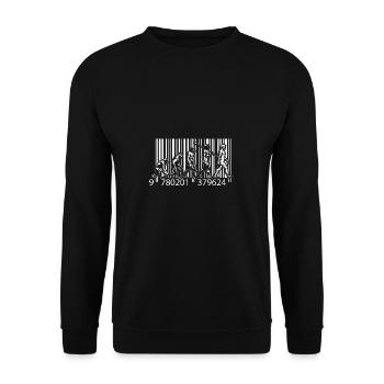 Evolution Darwin Forschung Wissenschaft Geschenk - Unisex Pullover - Schwarz - Vorne - Alina (178cm) & Michal (187cm)