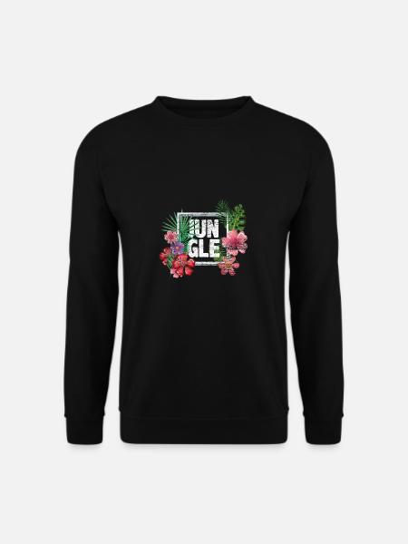 Dschungel Regelwald Urwald Natur Geschenk - Unisex Pullover - Schwarz